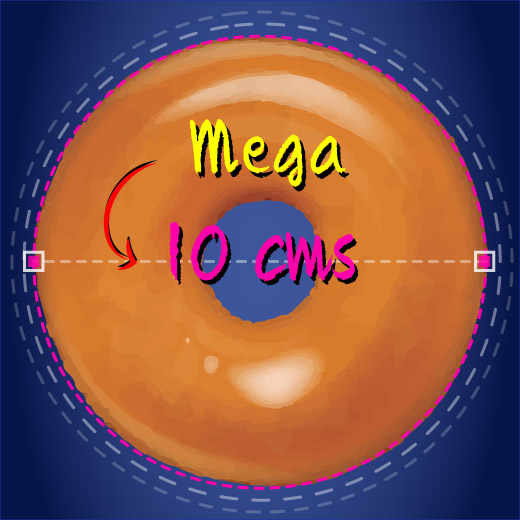 Mega 10 cms - Classic Donuts